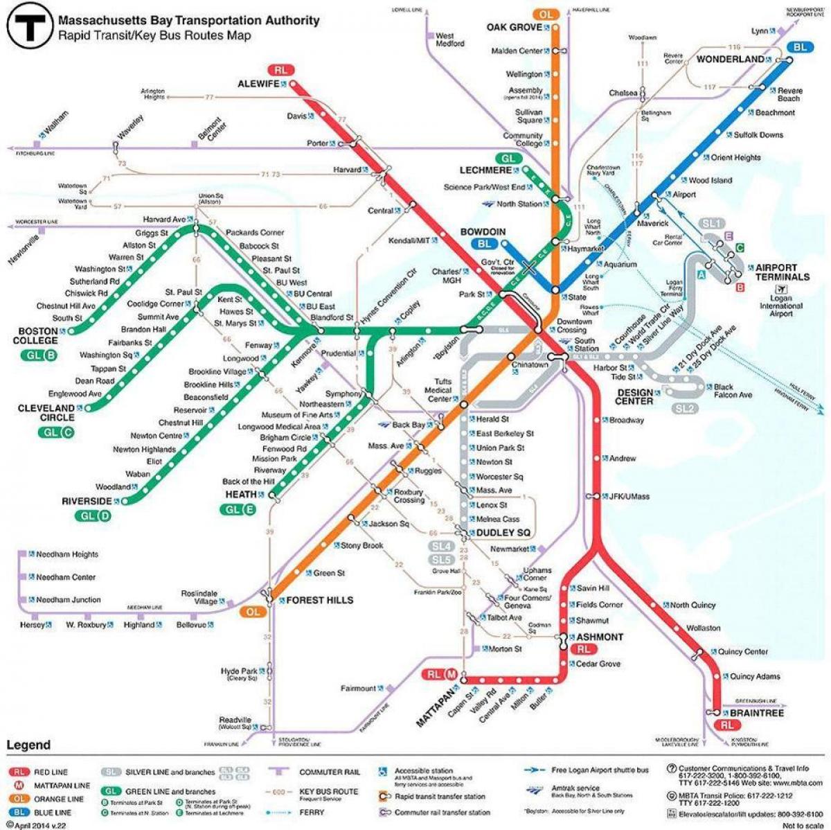 Boston mbta mapie