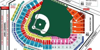 Mapie miejsce fenway
