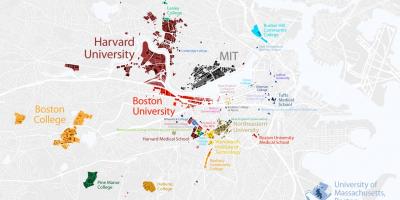 Mapę Boston university